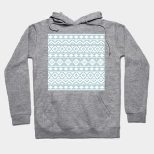 Aztec Essence Ptn White on Lt Blue Hoodie